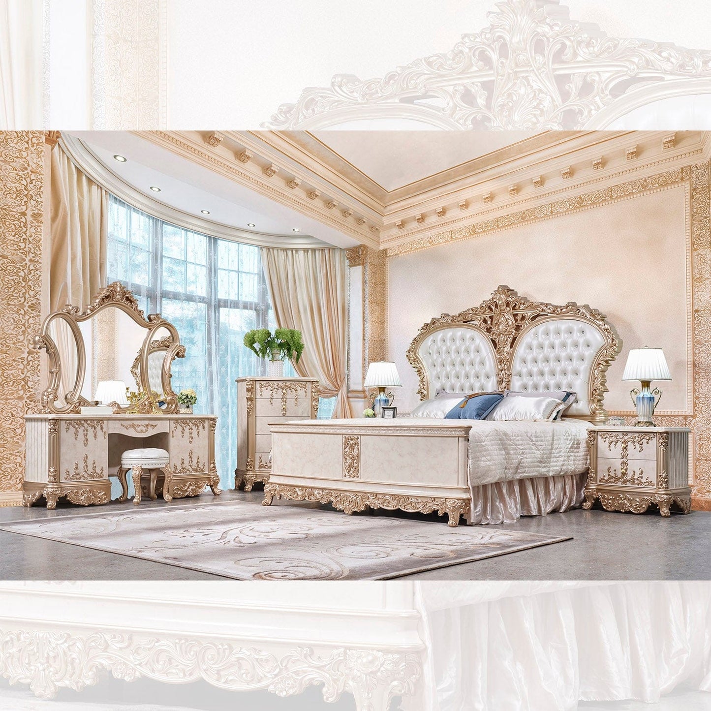 HD-9102 - 5 PC BEDROOM SET