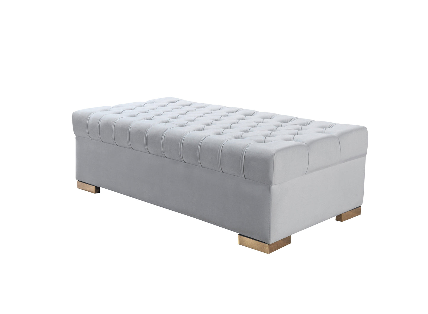 Lauren Pearl Velvet Double Chaise Sectional