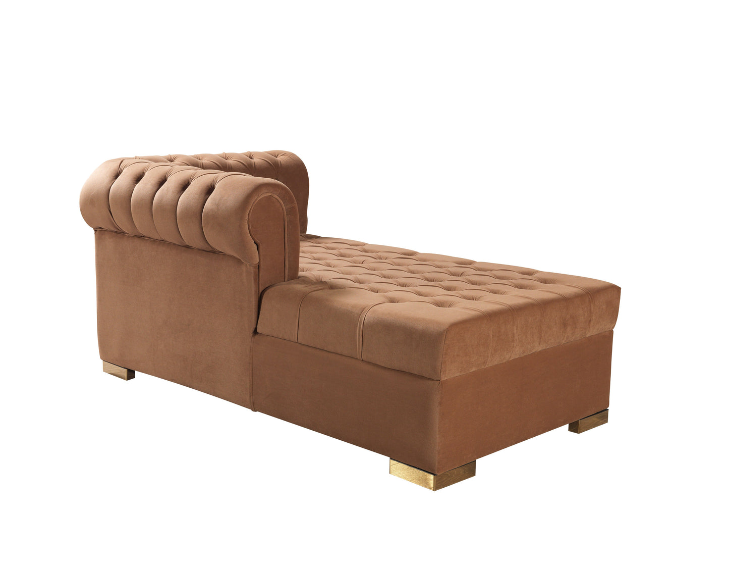 Lauren Mocha Velvet Double Chaise Sectional