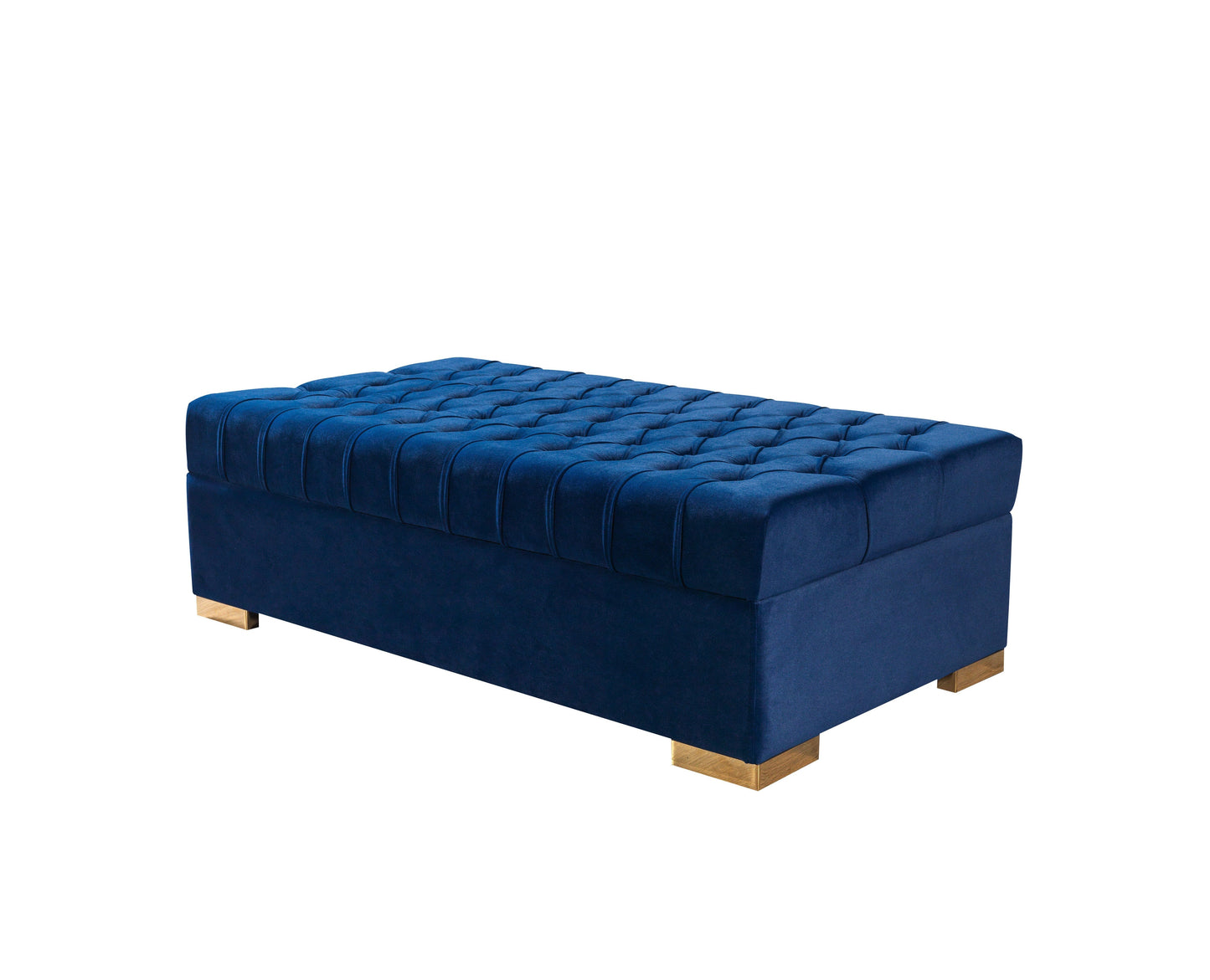 Lauren Navy Velvet Double Chaise Sectional