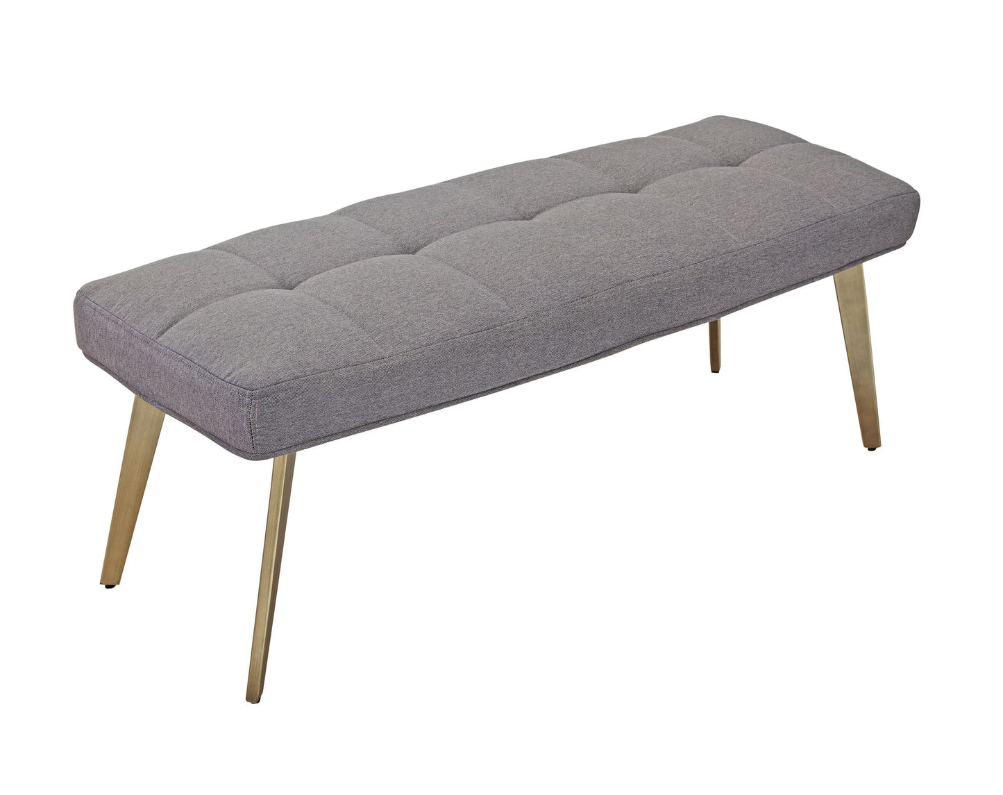 Modrest Cici - Contemporary Grey & Antique Brass Bench