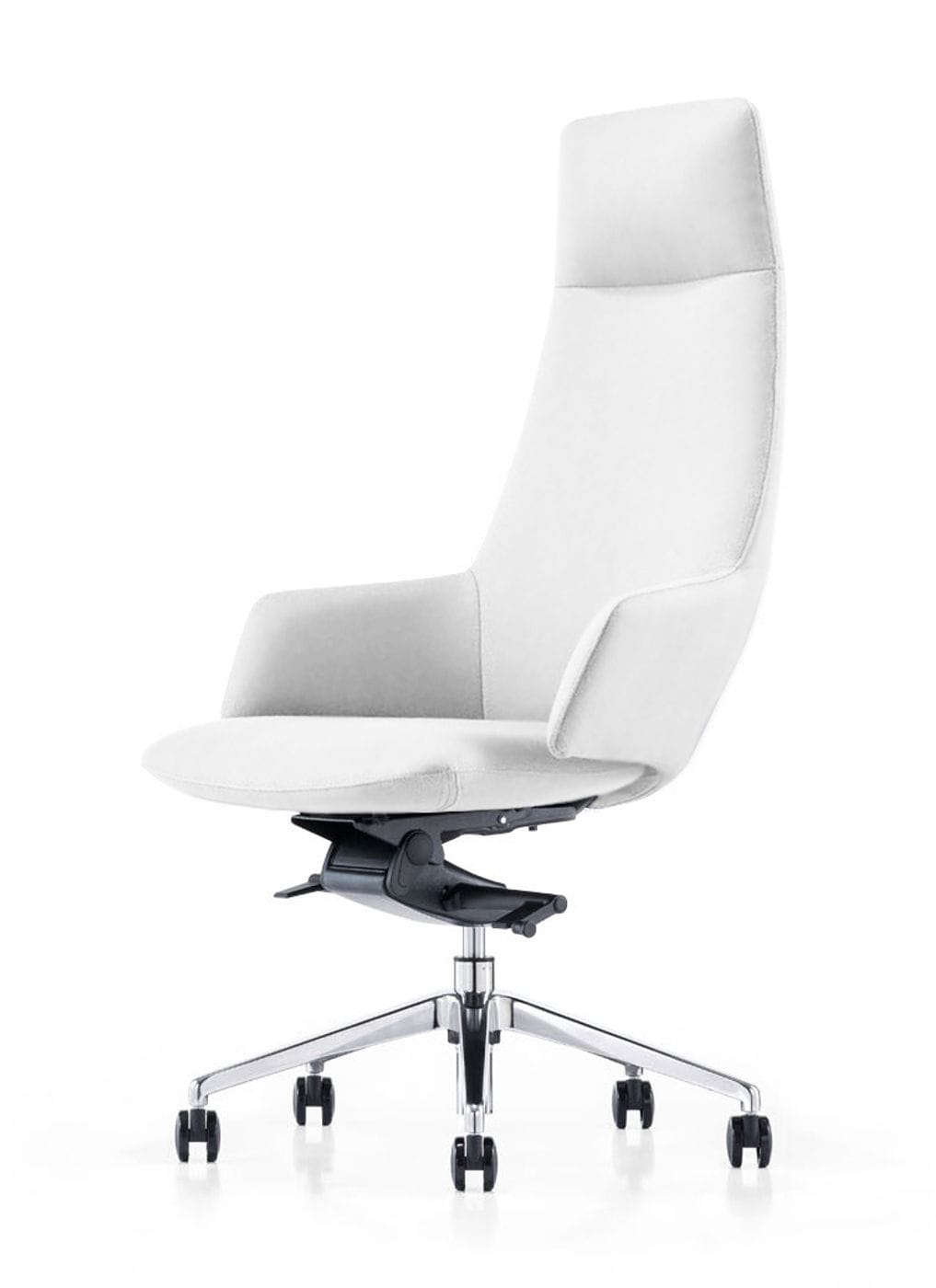 Modrest Gates - Modern White High Back Executive Office Chair