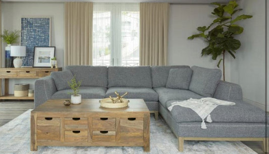Persia 2-piece Modular Sectional Grey