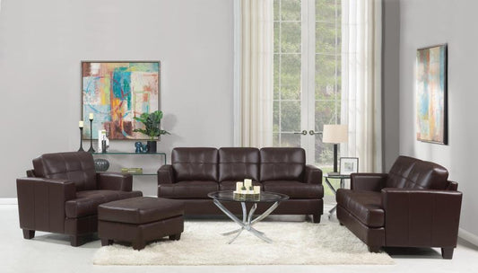 Samuel Upholstered Tufted 2-piece Living Room Se