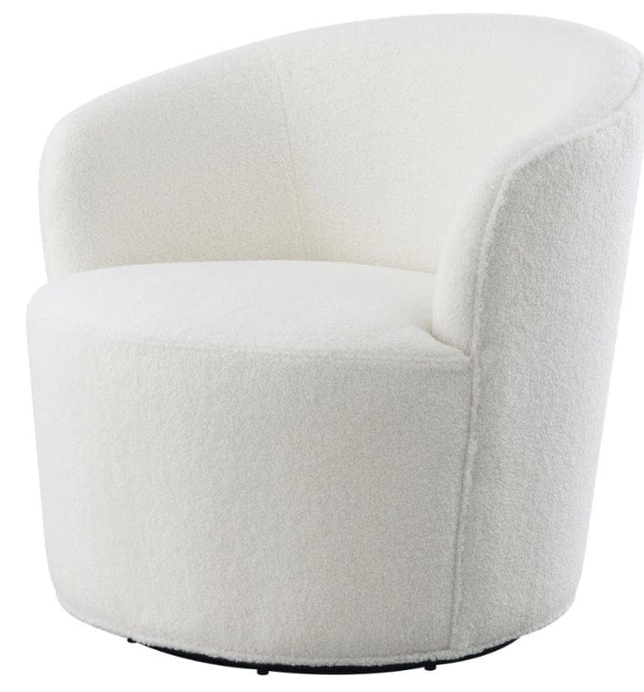 White Swivel Chair