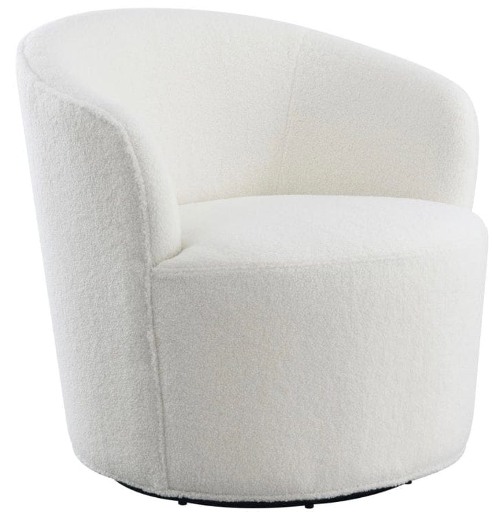 White Swivel Chair