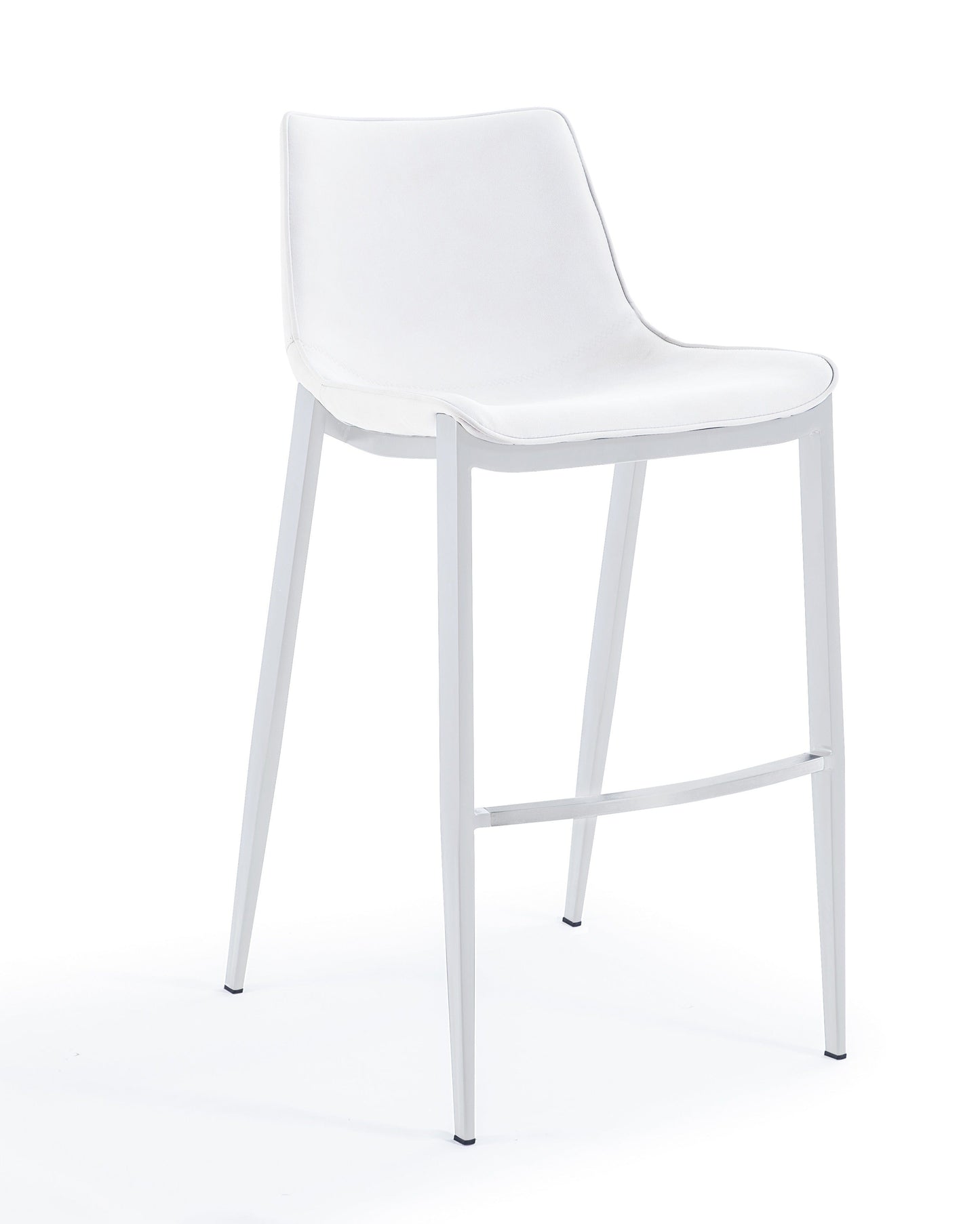 Modrest Jane - Modern White Counter Stool Set of 2