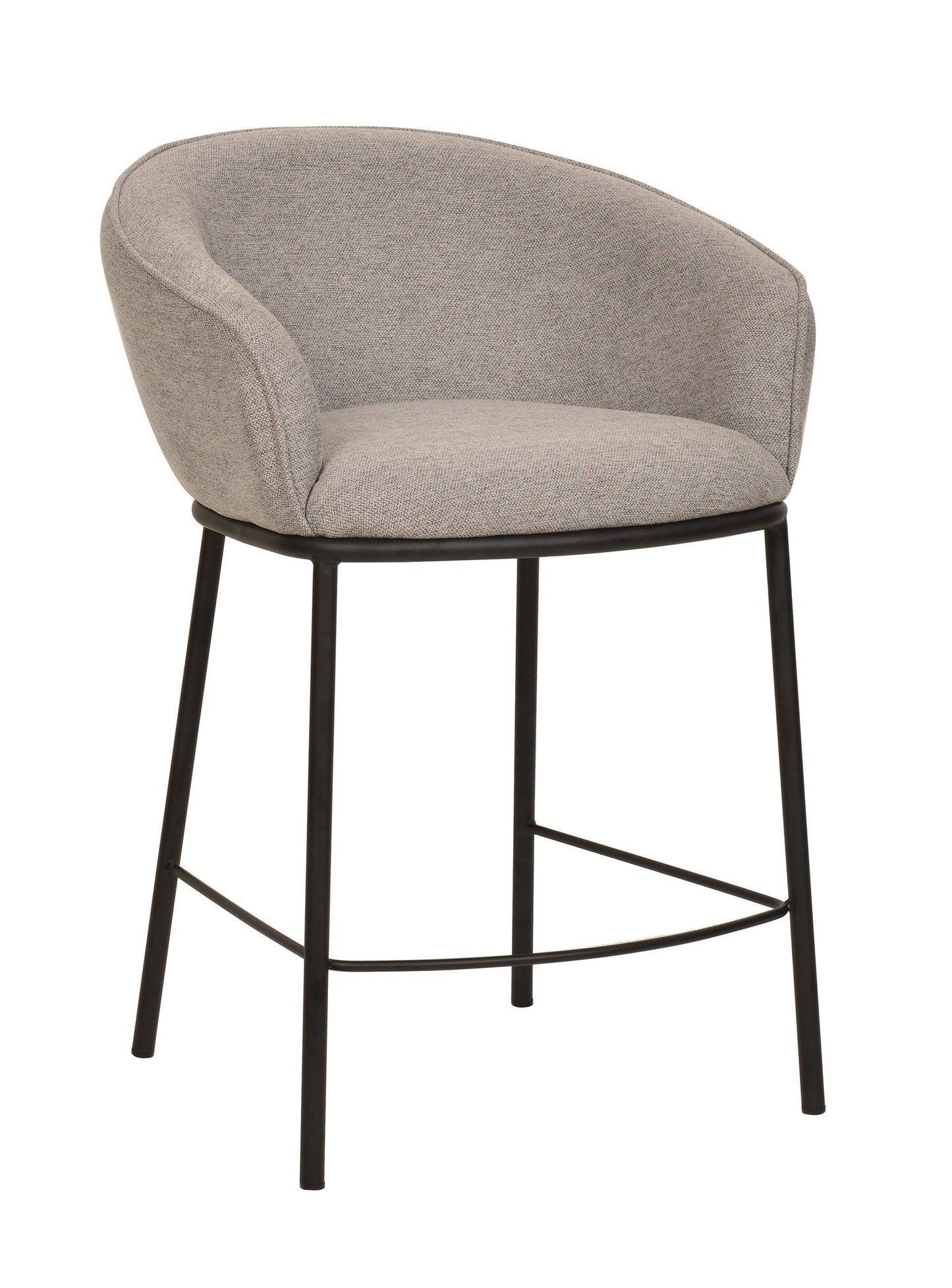 Modrest Rumi - Modern Grey Counter Stool