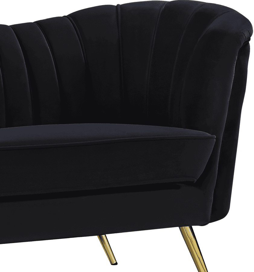 Margo Black Sofa