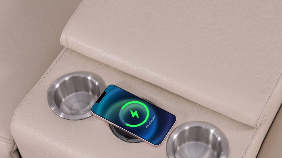 Picasso Power Reclining Sectional 7pcs Beige (3 Power)