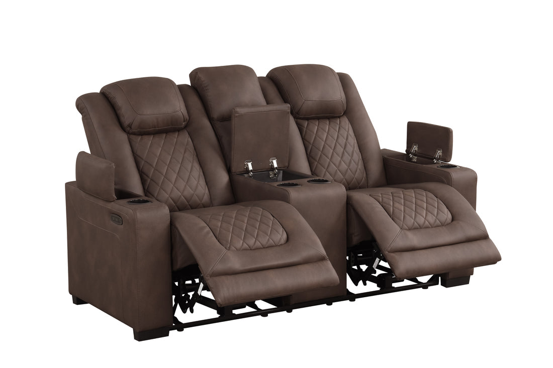 Rima 3pcs Power Reclining Set (Brown)