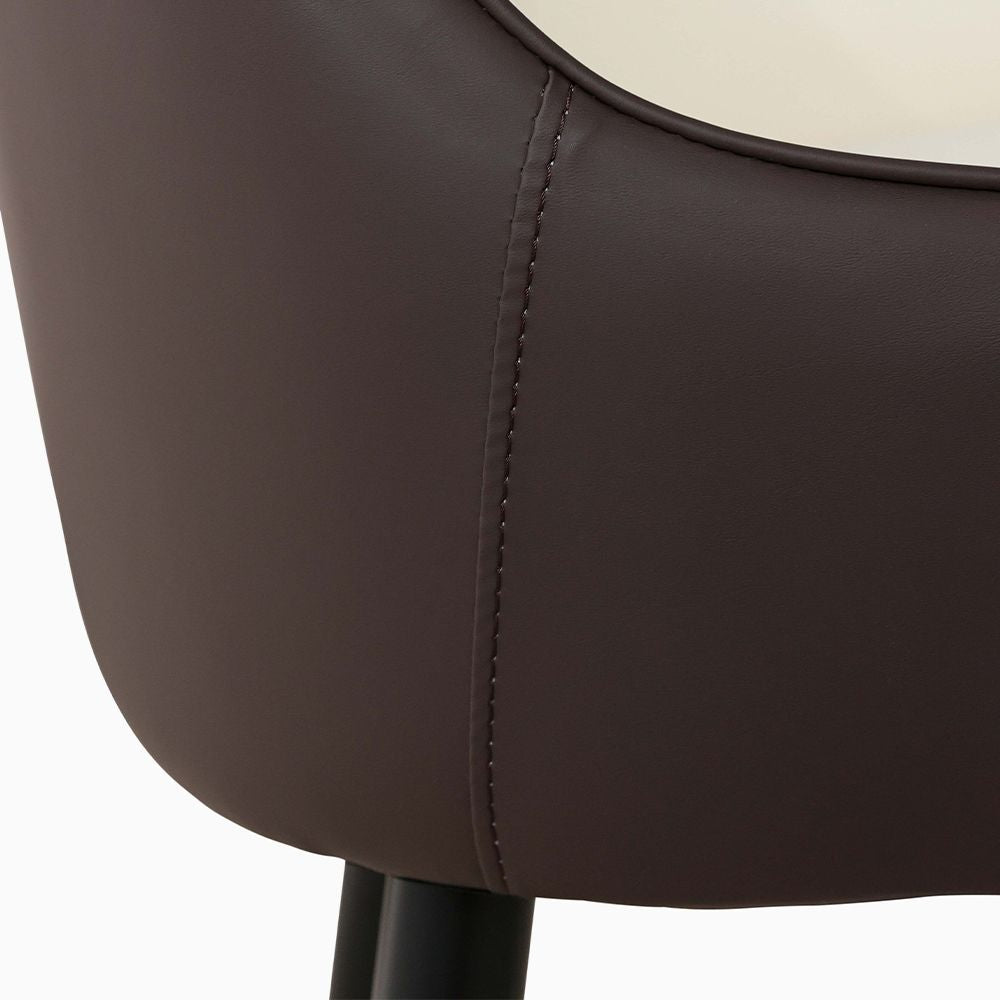 79" Modern Dining Table Set with 6 chairs