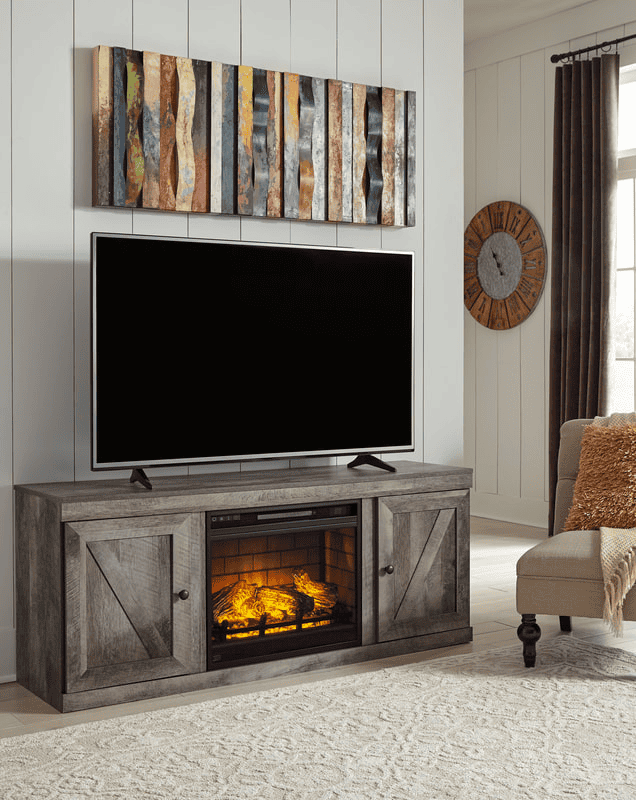 EW0440-268 - TV Stand w/Fireplace 60"L  SKU