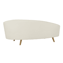 Cleopatra Cream Velvet Sofa
