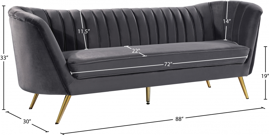 Margo Gray Sofa