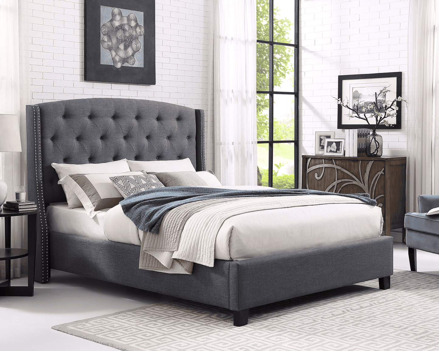 5111 Eva Grey Bed