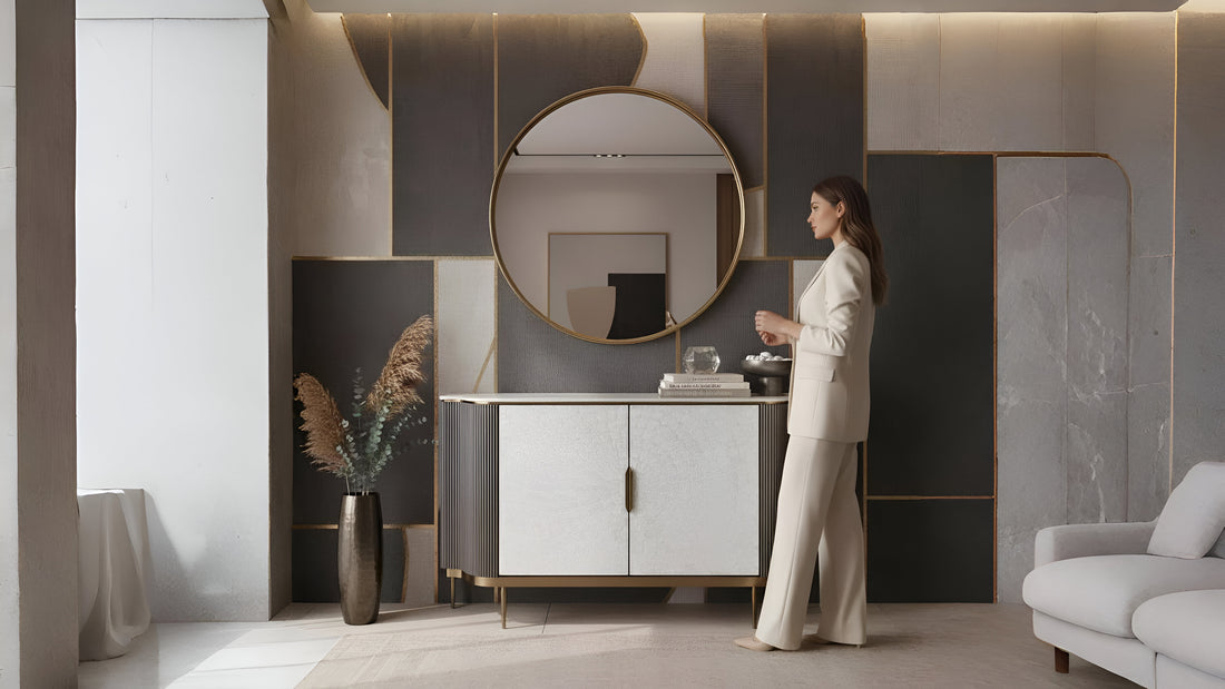 Solara Sideboard (DK. Silver)