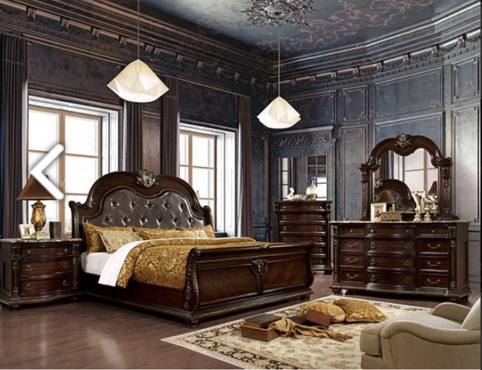 FROMBERG 4 Pieces Bedroom Set