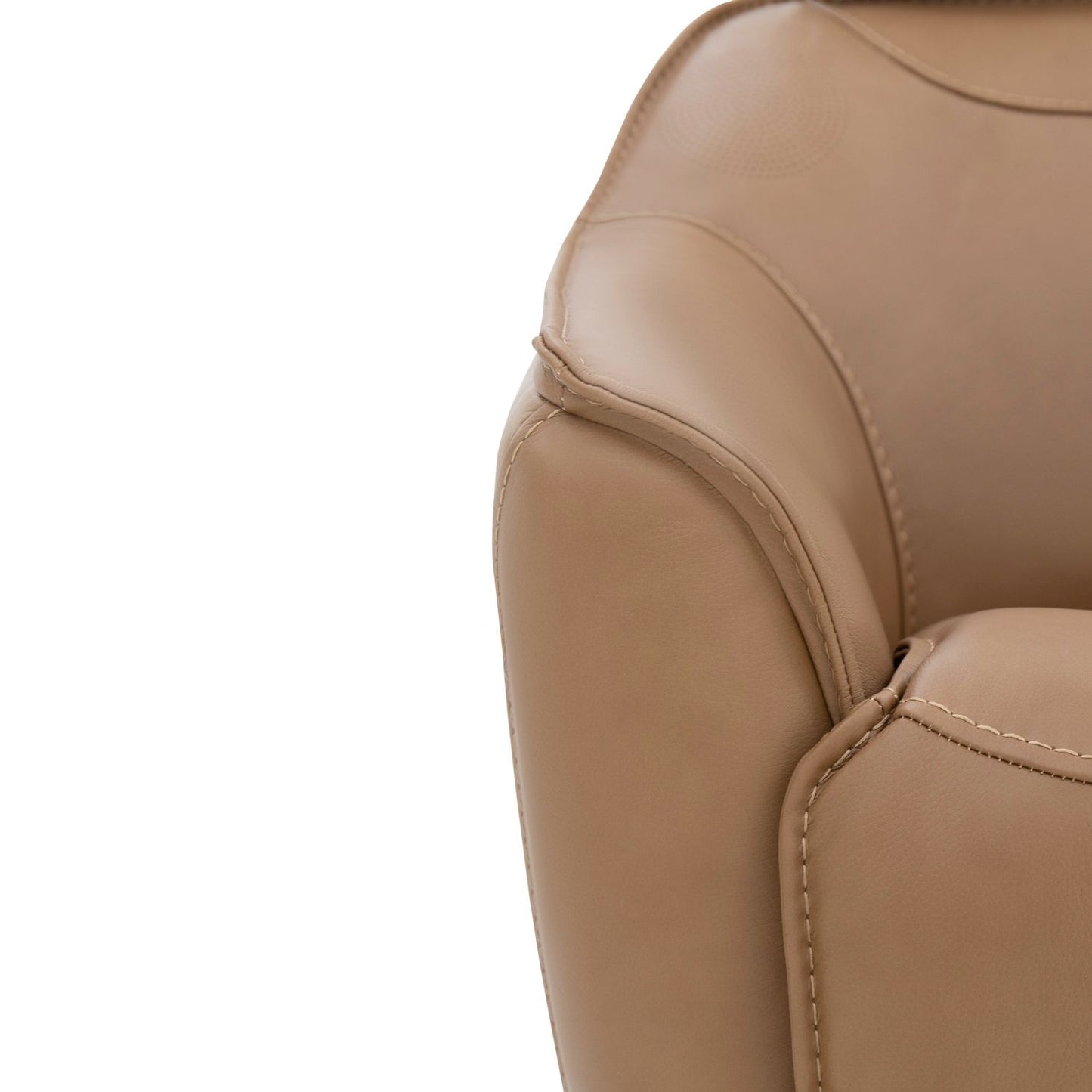 Darby Swivel Accent Chair w/ Power Foot & Tilt Butternut