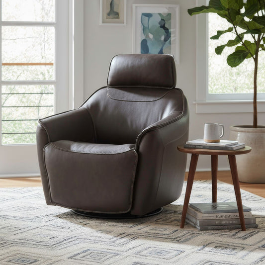 Darby Swivel Accent Chair w/ Power Foot & Tilt
