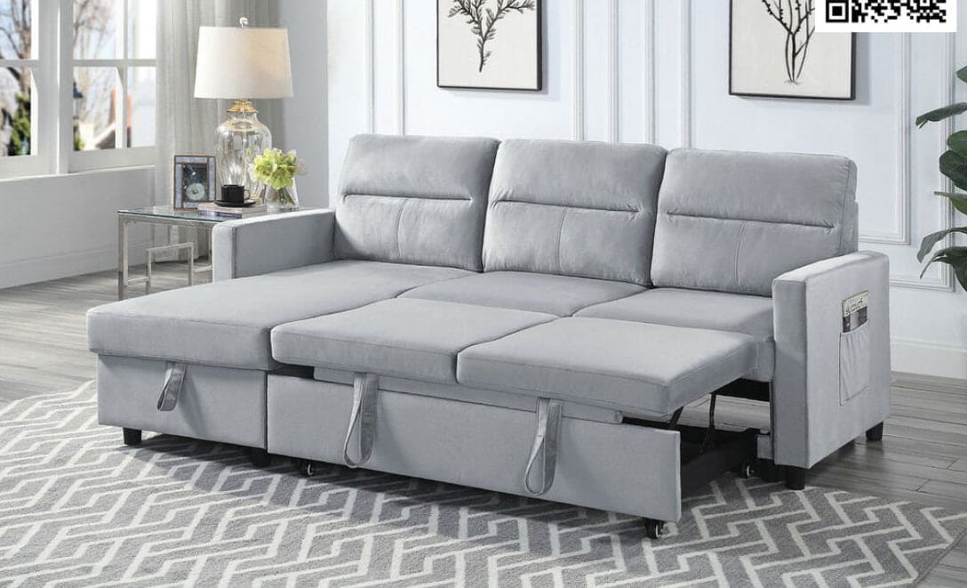 Ivy Reversible Sleeper Sectional Sleeper