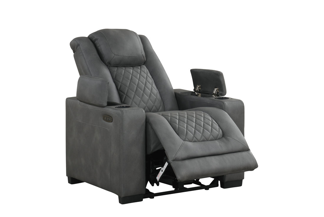 Rima 3pcs Power Reclining Set (Dark Grey)