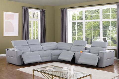 6PC POWER SECTIONAL NEXUS (Light Blue)