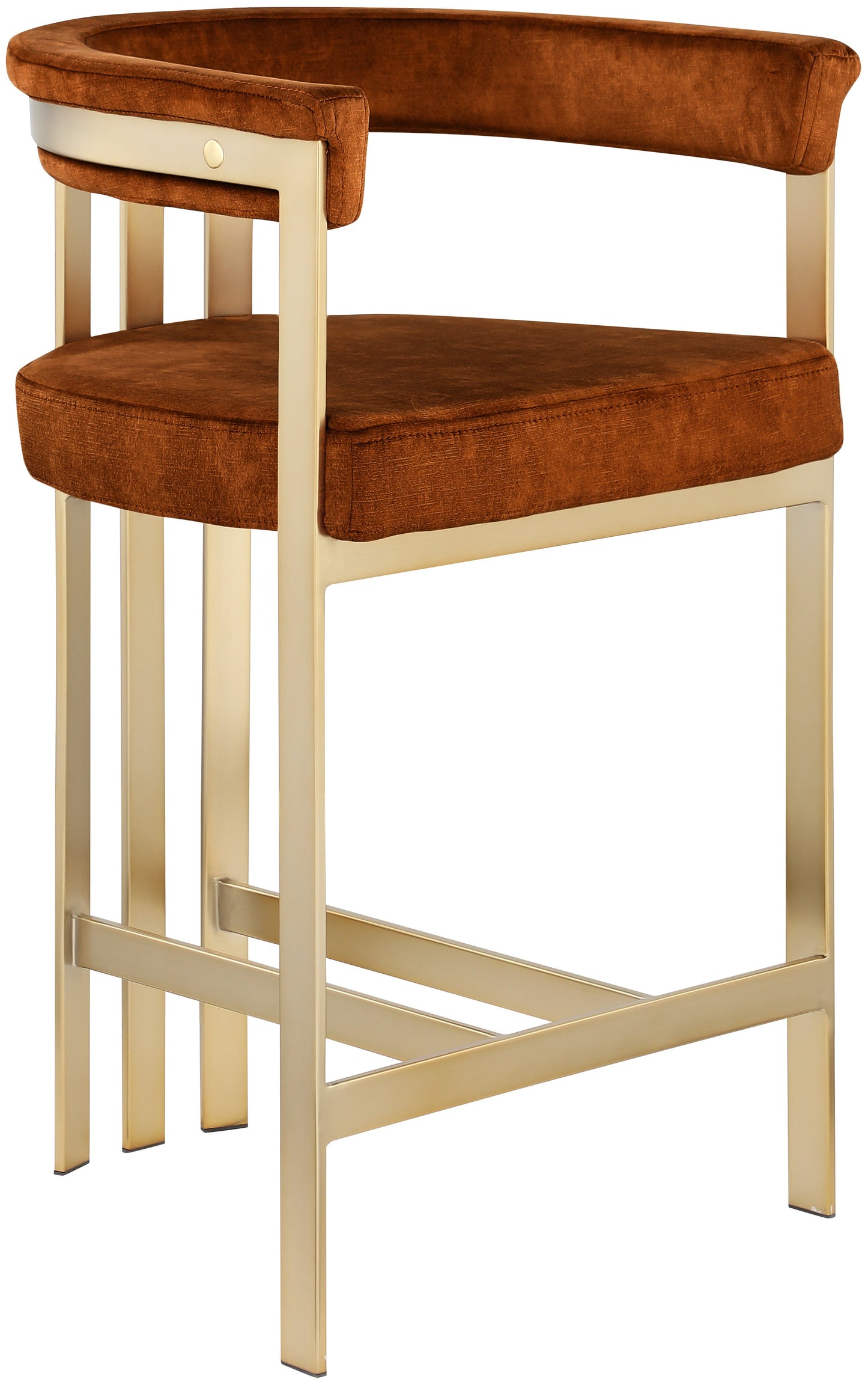 Marcello Cognac 2 Counter Stool
