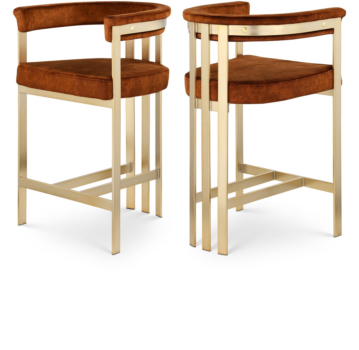 Marcello Cognac 2 Counter Stool