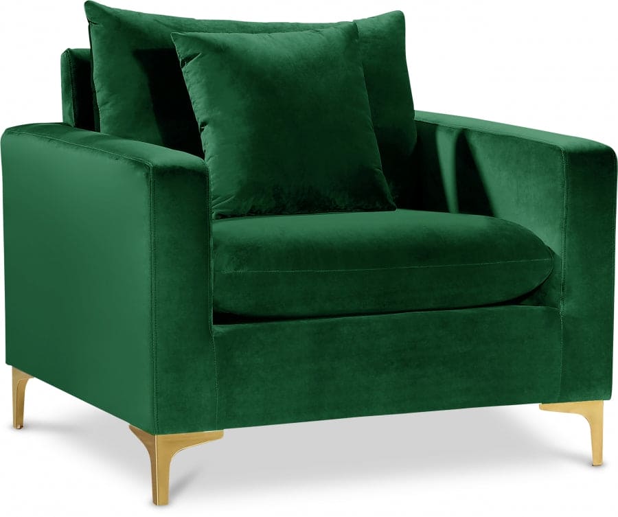 Naomi Green Velvet Sofa & Loveseat