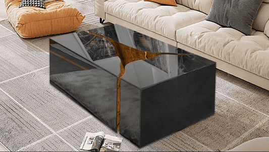 Coffee Table (BLACK GLASS)