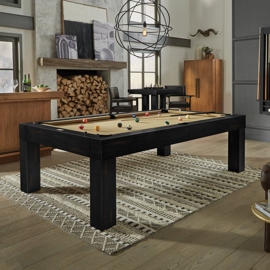 American Heritage® Alta 8’ Pool Table, Peppercorn