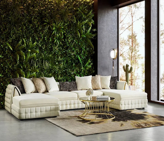 Sicilya Sectional (Off White)