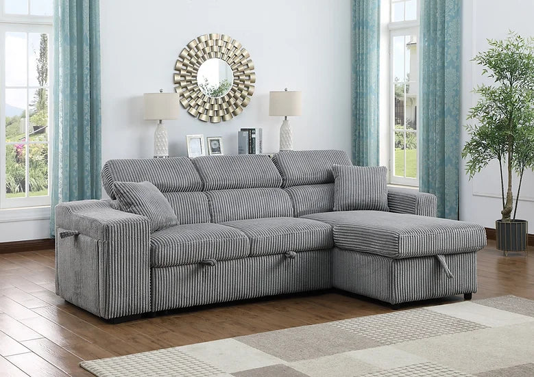 Bonaterra Reversible Sectional Gray