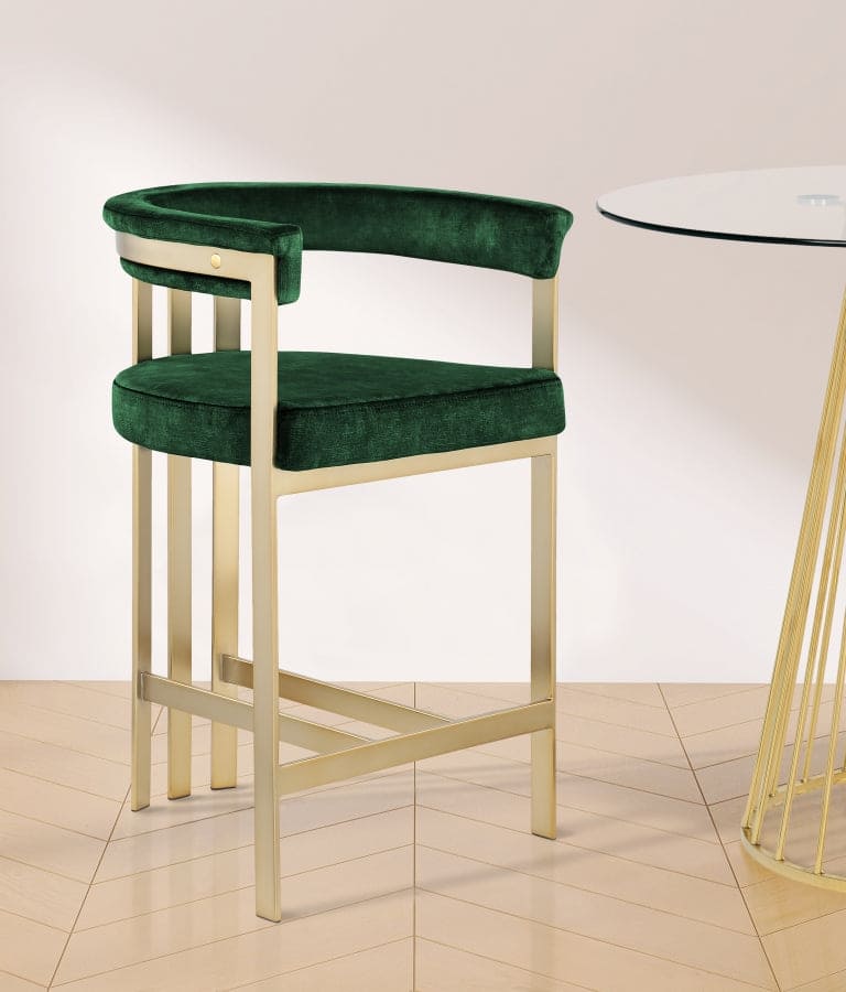 Marcello Green 2 Counter Stool