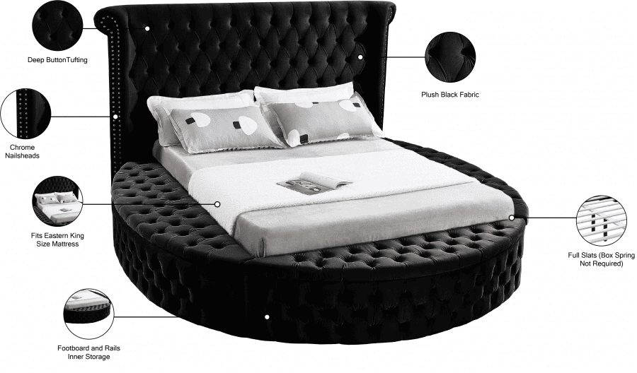 Aria Round / Storage bed