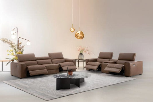 Picasso Sofa & Love Seat In Caramel