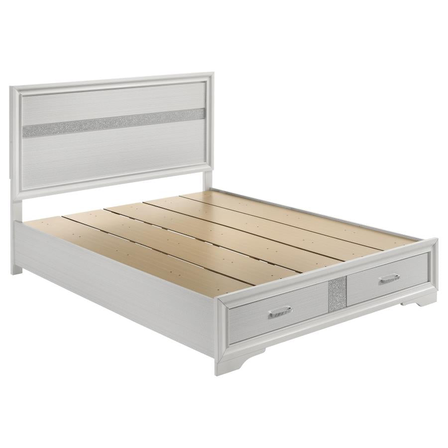 Miranda 4-piece Queen Storage Bedroom Set White
