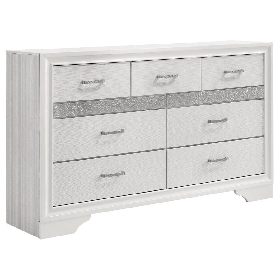 Miranda 4-piece Queen Storage Bedroom Set White