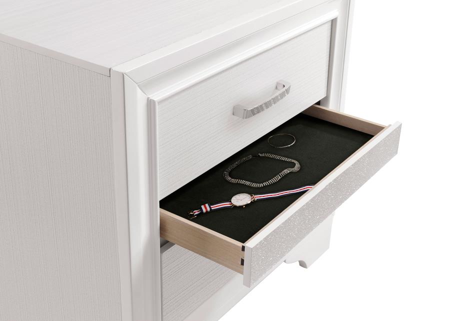 Miranda 4-piece Queen Storage Bedroom Set White
