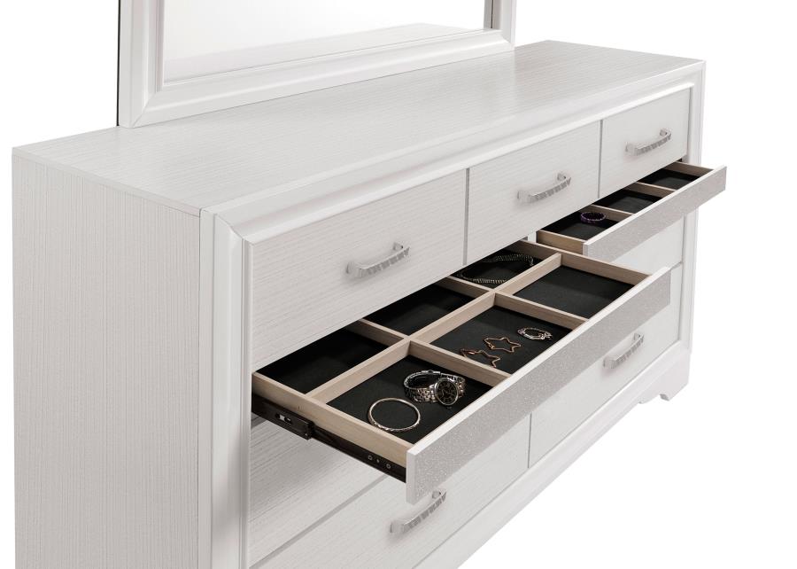 Miranda 4-piece Queen Storage Bedroom Set White