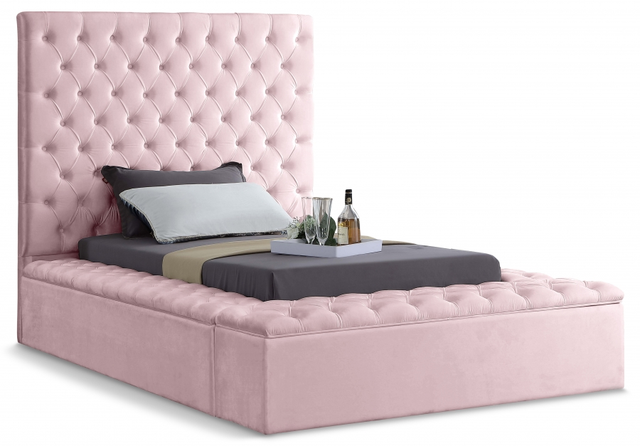 Bliss Velvet twin Bed