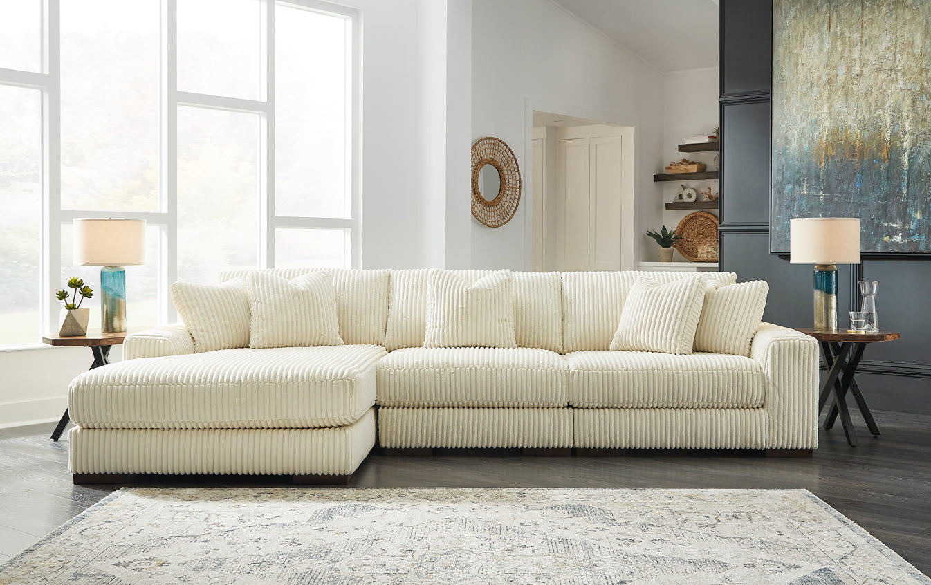 Lindyn 3-Piece Sectional Ivory