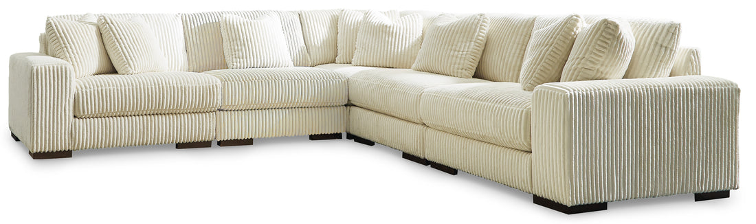 Lindyn 5-Piece Sectional Ivory