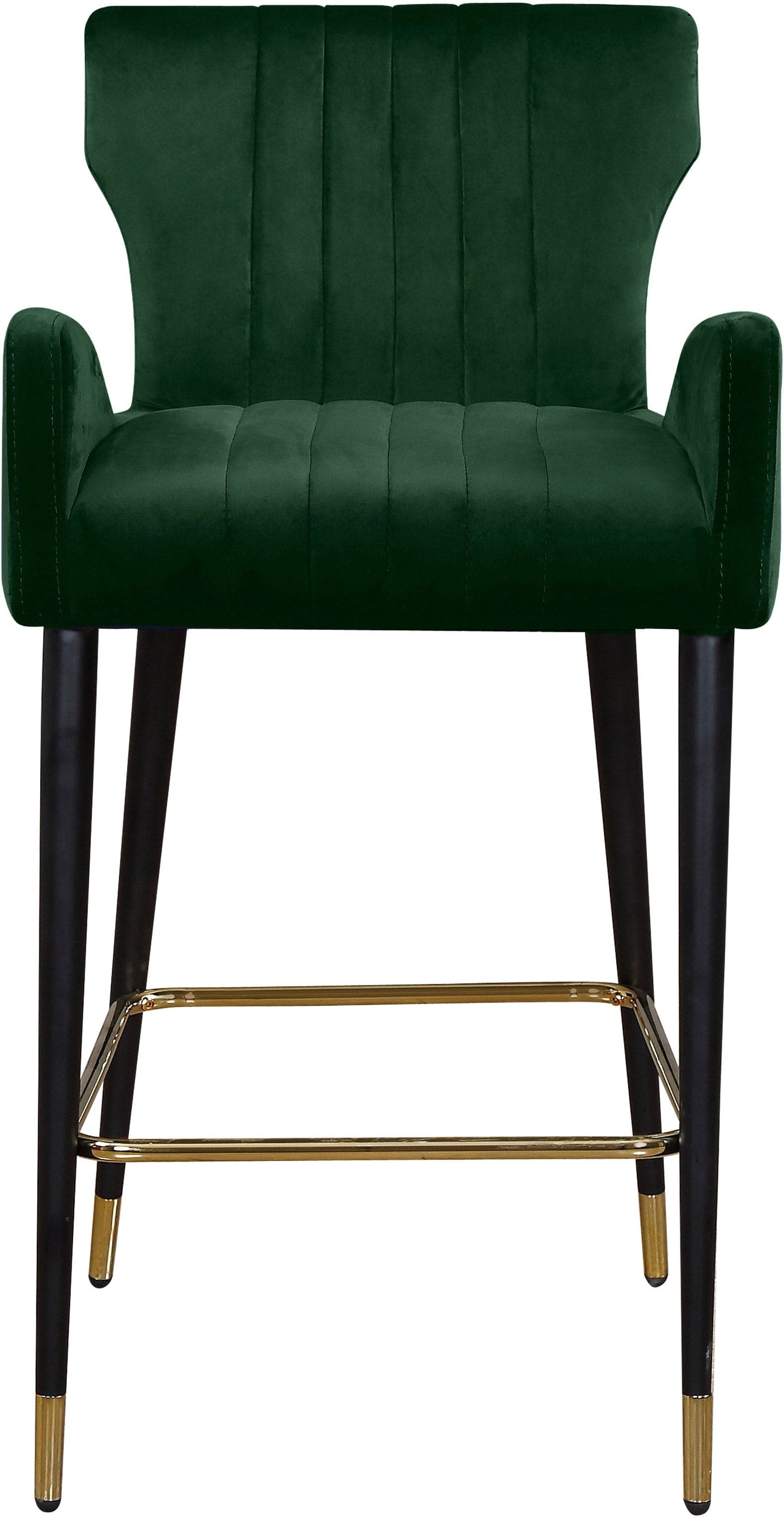 Luxe Velvet Upholstered Counter Stool  (Set of 2)