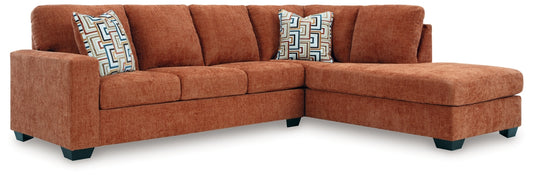 Aviemore 2-Piece Sectional with RAF Chaise SPICE