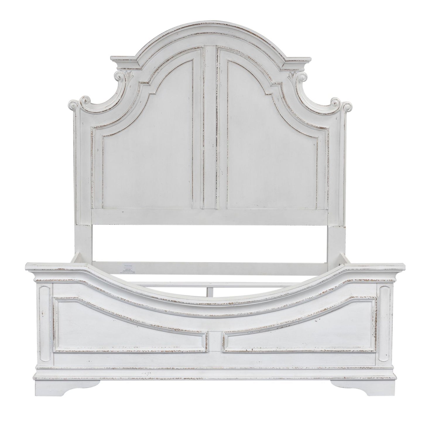 Magnolia Manor Panel Queen Bed Antique White
