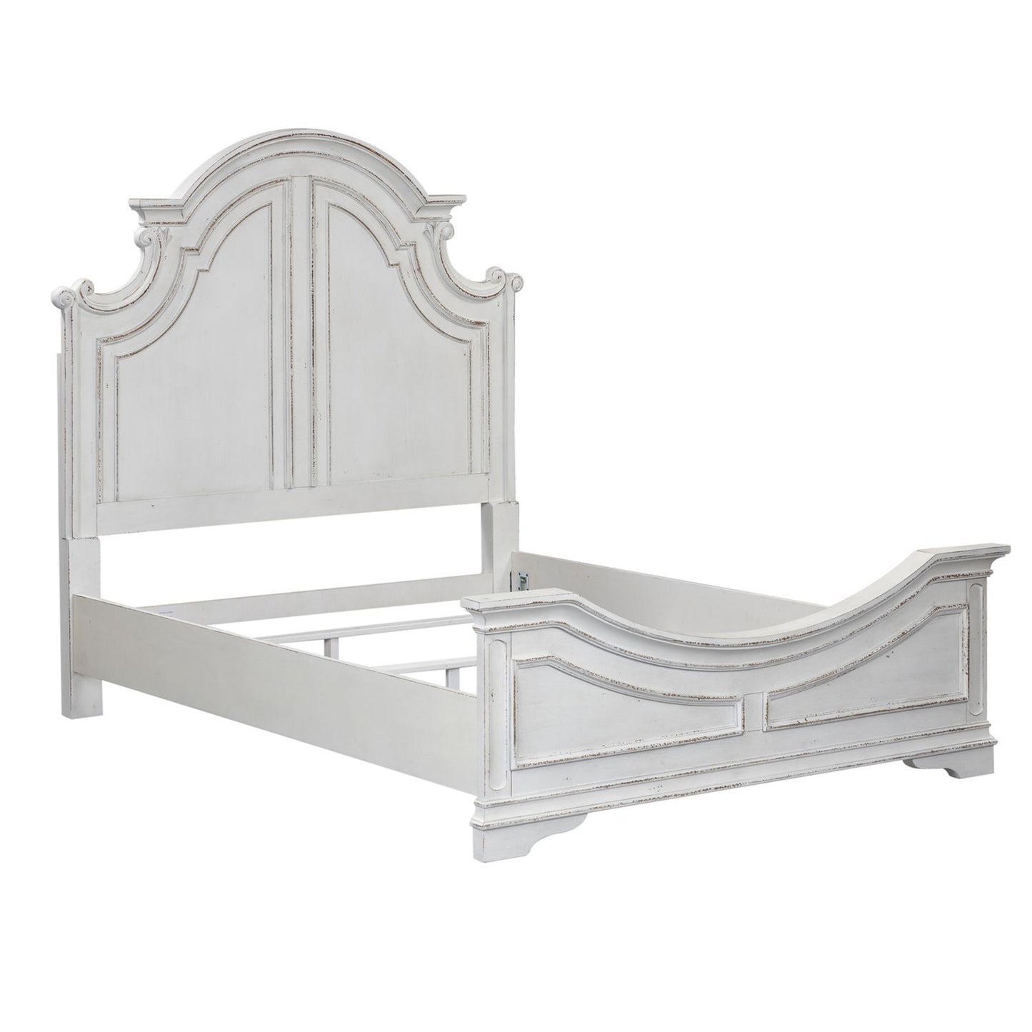 Magnolia Manor Panel Queen Bed Antique White