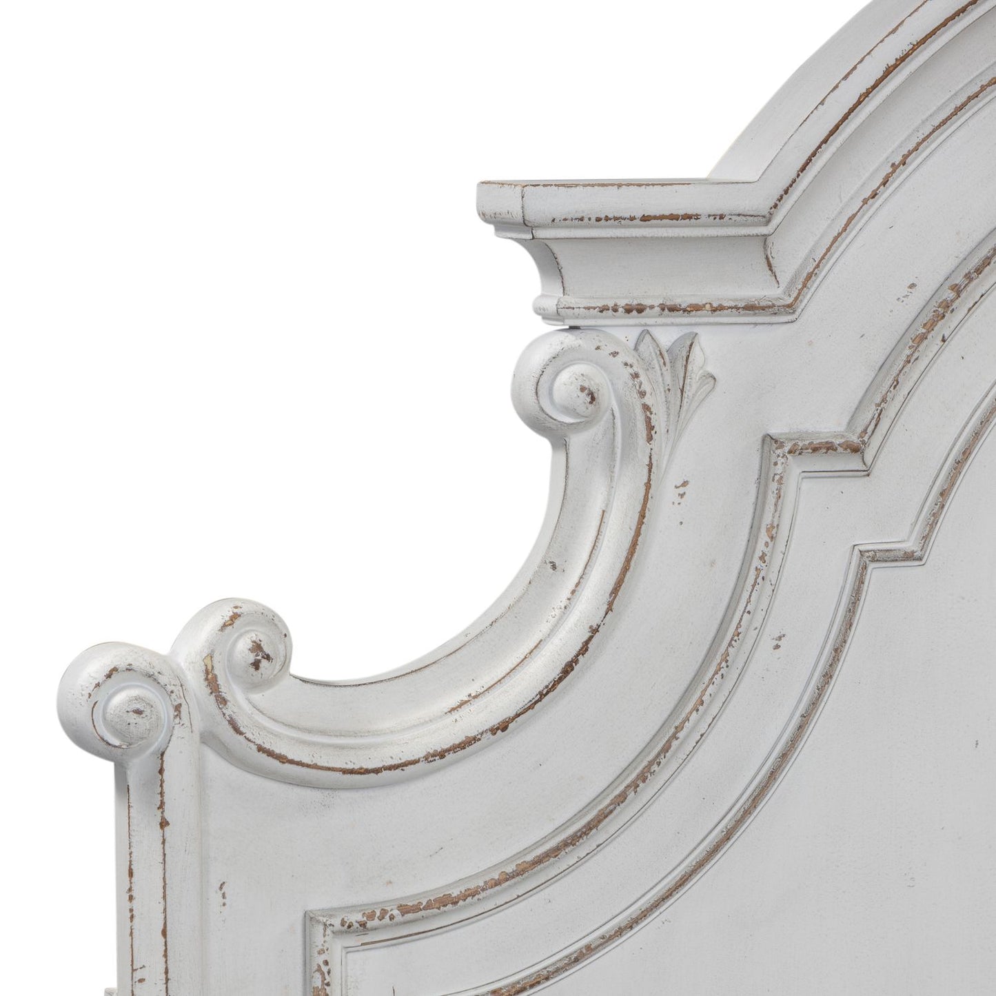 Magnolia Manor Panel Queen Bed Antique White