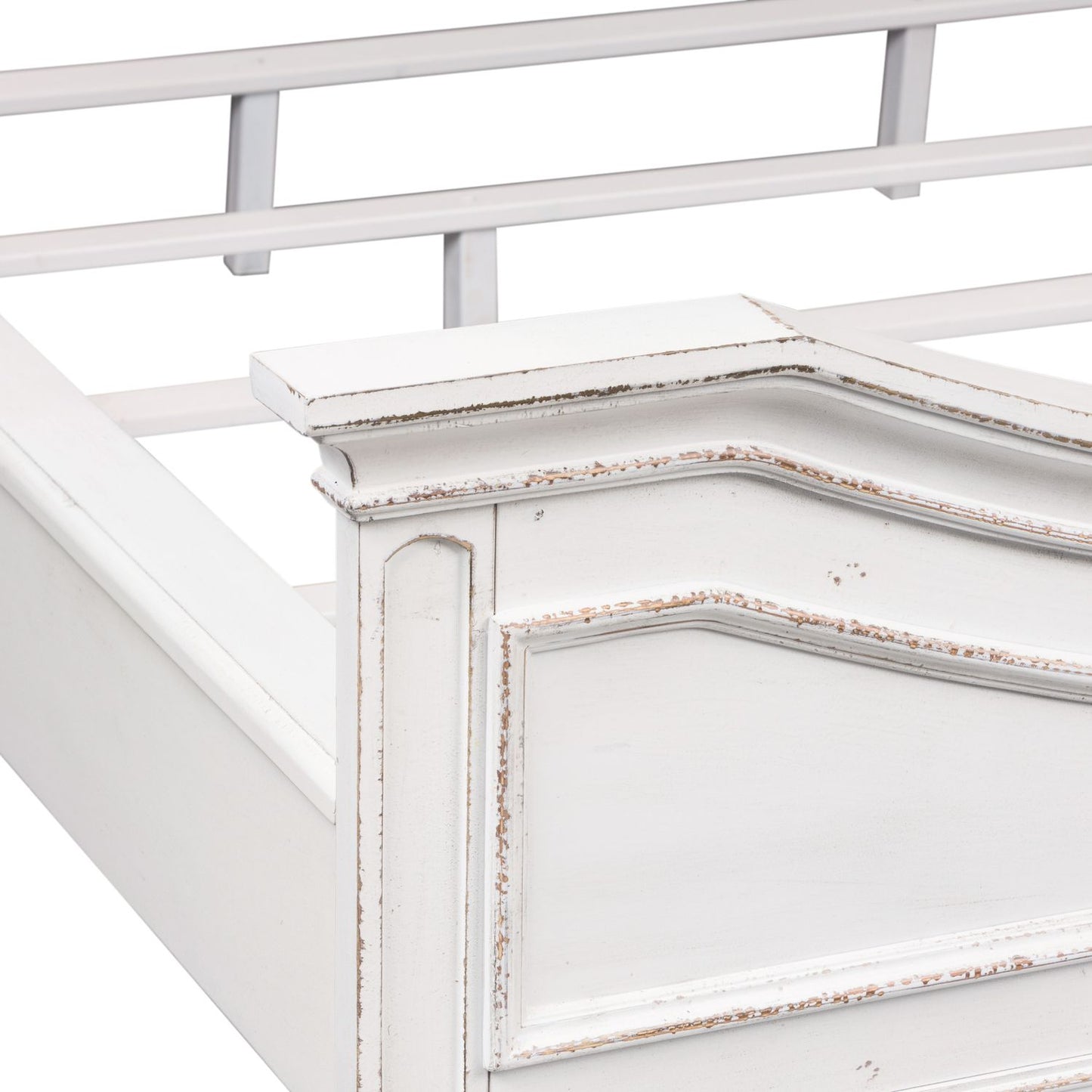 Magnolia Manor upholstered Queen Bed Antique White